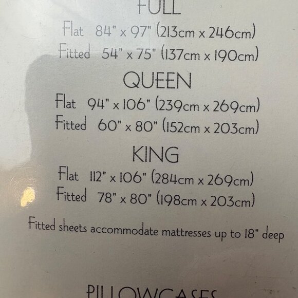 Luxury Hotel Taj King Flat Sheet Garnet Red 112"x106" 100% Combed Cotton - Picture 4 of 4